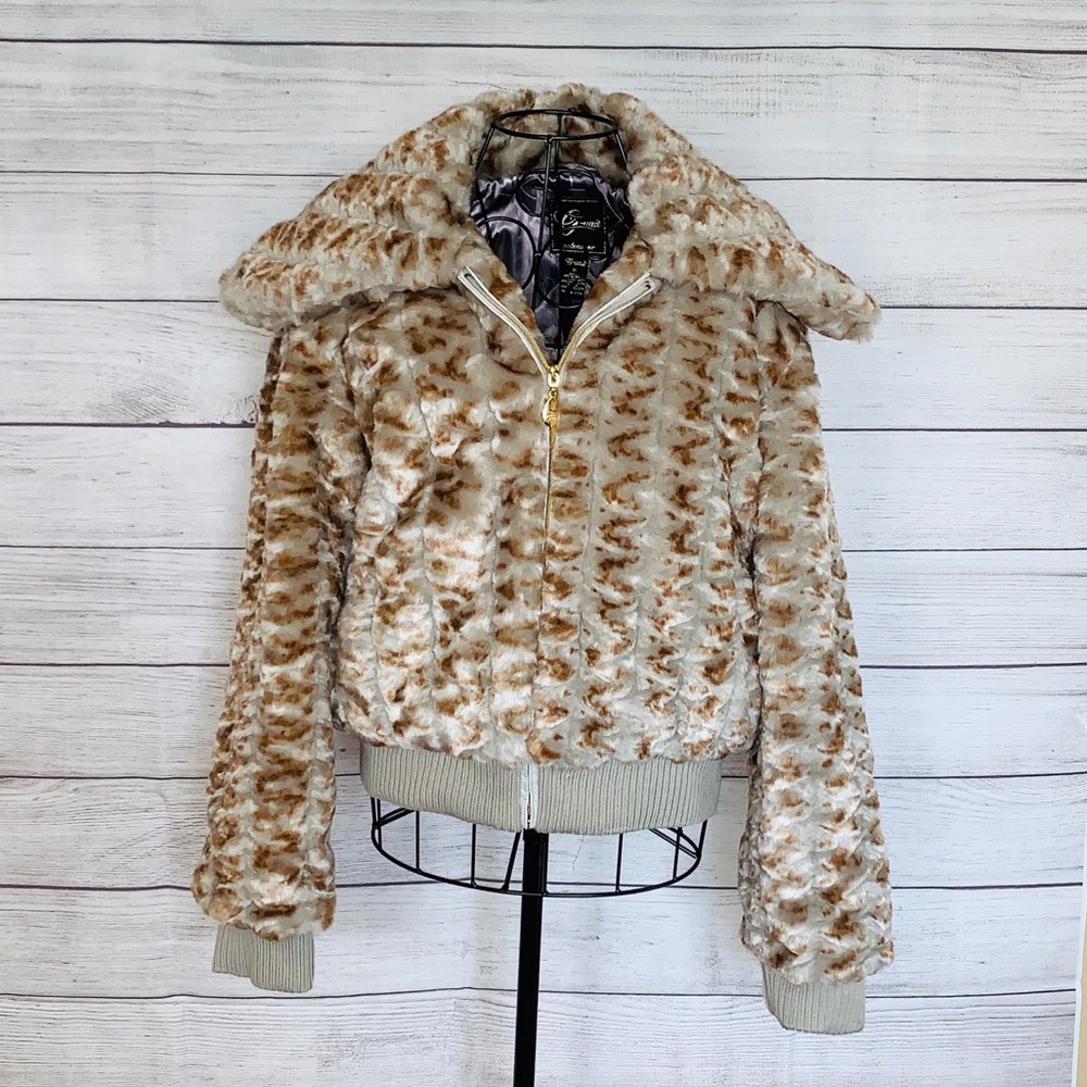 Faux Fur Bomber Jacket